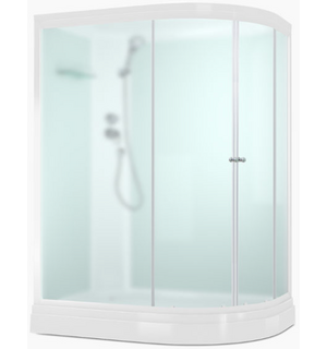 Душевая кабина Delight Slim 128 L DS01DS128LLWM00 Domani