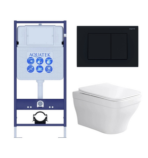 Унитаз с инсталляцией SET AQUATEK АМАДЕО-012 4в1