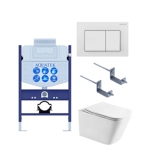 Унитаз с инсталляцией SET AQUATEK ЛИБРА T-TDI004