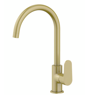 Смеситель для кухни Оберон AQ1282BG шлифованное золото Aquatek