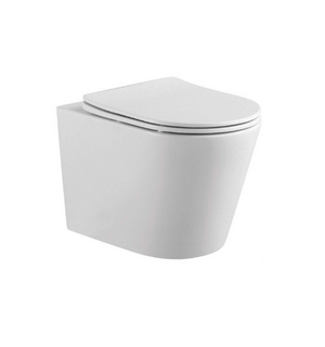 Унитаз подвесной безободковый с сиденьем микролифт Вега AQ1904T-00 Aquatek