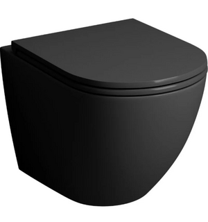 Унитаз подвесной безободковый  с сиденьем микролифт GR-4457BMS Grossman