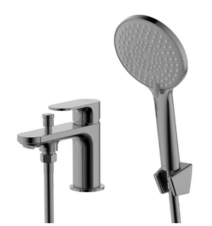 Смеситель для ванны Альфа оружейная сталь AQ1944BGM  Aquatek