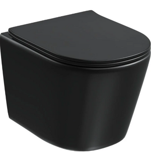 Унитаз подвесной безободковый  с сиденьем микролифт GR-4477BMSQ Grossman