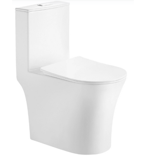 Унитаз-моноблок Thin Rim  с сиденьем микролифт GR-5607SQ Grossman