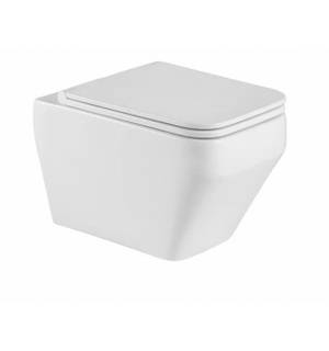 Унитаз подвесной безободковый  с сиденьем микролифт GR-4410SQ Grossman