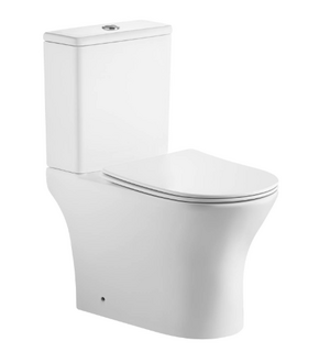 Унитаз-компакт безободковый Tornado  с сиденьем микролифт GR-4489SQ Grossman