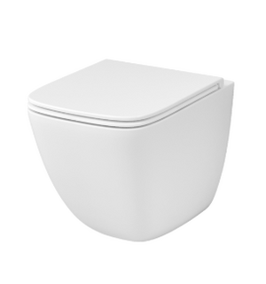 Унитаз подвесной безободковый  с сиденьем микролифт GR-4497SQC Grossman