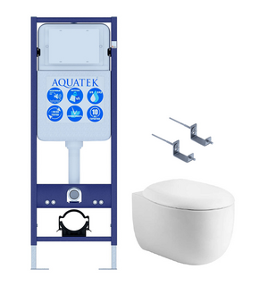 Унитаз с инсталляцией SET AQUATEK АЛЬТАИР INS17