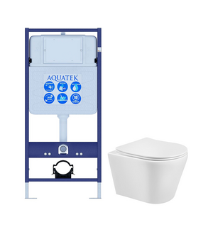 Унитаз с инсталляцией SET AQUATEK ВЕГА New