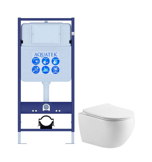 Унитаз с инсталляцией SET AQUATEK ЕВРОПА-AQ1190