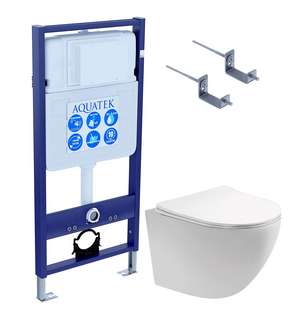 Унитаз с инсталляцией SET AQUATEK ЕВРОПА T-KKI2