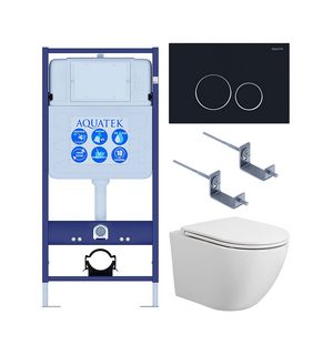 Унитаз с инсталляцией SET AQUATEK ЕВРОПА T KDI20