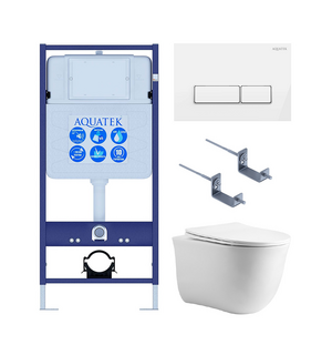 Унитаз с инсталляцией SET AQUATEK КЛАССИК cm-061 4в1