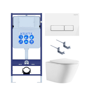 Унитаз с инсталляцией SET AQUATEK ЛИБЕРТИ-061 4в1