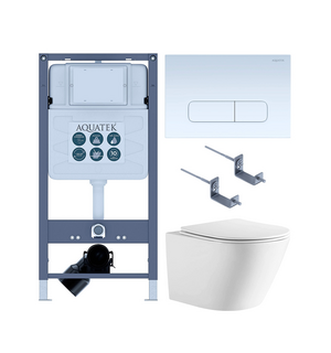 Унитаз с инсталляцией SET AQUATEK ЛИБЕРТИ-PNS-06