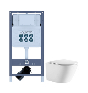 Унитаз с инсталляцией SET AQUATEK ЛИБЕРТИ INSP-01