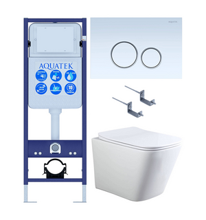 Унитаз с инсталляцией SET AQUATEK ЛИБРА-KDI15 4в1