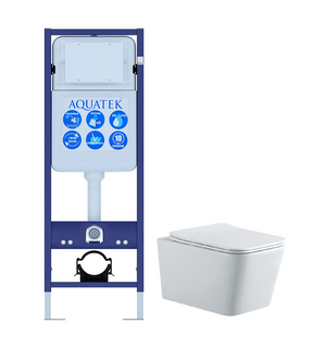 Унитаз с инсталляцией SET AQUATEK ЛИБРА N- INS17