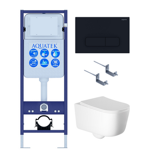 Унитаз с инсталляцией SET AQUATEK ЛУГАНО-017/INS17