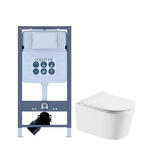 Унитаз с инсталляцией SET AQUATEK ОБЕРОН T INSP-01