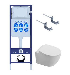 Унитаз с инсталляцией SET AQUATEK СИРИУС-INS17/KKI2