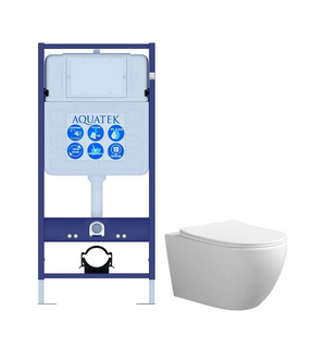 Унитаз с инсталляцией SET AQUATEK СОФИЯ