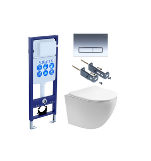 Унитаз с инсталляцией SET ЕВРОПА T INS17/KDI23