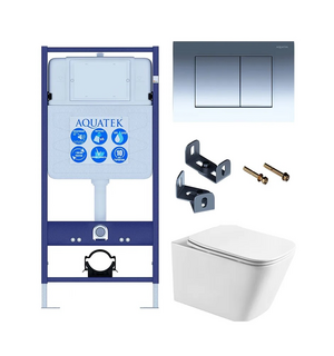 Унитаз с инсталляцией SET ЛИБРА T-010/KKI33 Aquatek