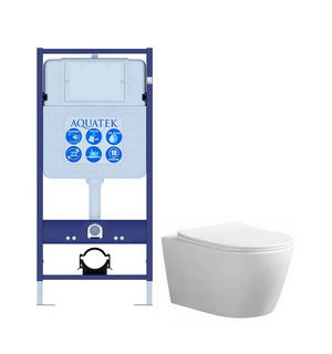 Унитаз с инсталляцией Set AQUATEK АУРА