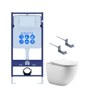 Унитаз с инсталляцией SET AQUATEK ГЕЛИОС KKI2