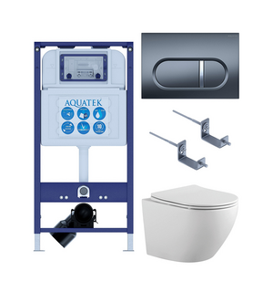 Унитаз с инсталляцией SET AQUATEK ЕВРОПА-050 4в1