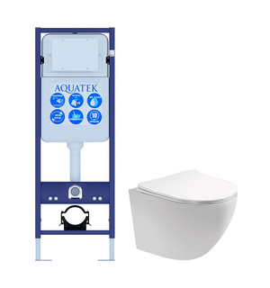 Унитаз с инсталляцией SET AQUATEK ЕВРОПА INS-017