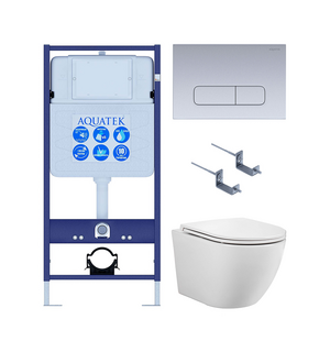 Унитаз с инсталляцией SET AQUATEK ЕВРОПА T KDI14