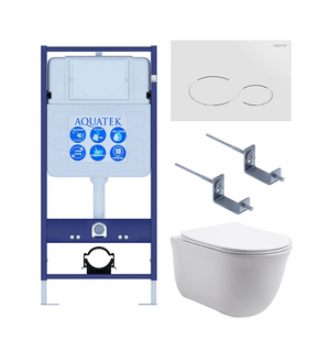 Унитаз с инсталляцией SET AQUATEK КЛАССИК-071 4в1