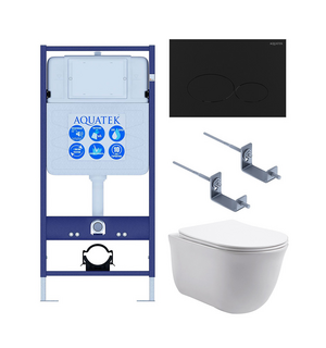 Унитаз с инсталляцией SET AQUATEK КЛАССИК-074 4в1