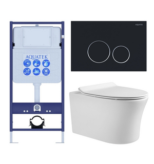 Унитаз с инсталляцией SET AQUATEK НИКА-020 4в1