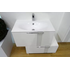 Тумба под умывальник МАРКО 80 белый глянец 1A181001MO010