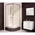 Уголок полукруглый BLCP4-80 SABINA белый + Графит RAVAK 3B240140ZH