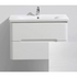 База под раковину подвесная 990x440x500 SOFT-1000-2C-SO-BF Bianco Frassinato