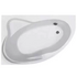 Ванна акриловая асимметричная LUNA левосторонняя /170х115х48/ (белый) Roca ZRU9302911