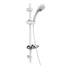 Гарнитур душевой с мыльницей SHOWER RAIL SB-07S-White Elghansa