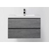 База под раковину подвесная с двумя выкатными ящиками LUCE-800-2C-SO-SCM Belbagno