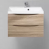 База под раковину , Rovere Bianco, 700x450x500, MARINO-700-2C-SO-WO-P Belbagno