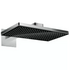 Верхний душ 460 2jet с держателем, черный/хром Rainmaker Select 24005600 HANSGROHE
