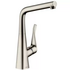 Кухонный смеситель 320, однорычажный, под сталь Metris 14822800 HANSGROHE