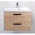 База под раковину подвесная с выкатными ящиками Rovere Nebrasca Nature AURORA-600-2C-SO-RNN Belbagn