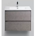 База под раковину подвесная с выкатными ящиками Pietra Grigio KRAFT-600-2C-SO-PG Belbagno
