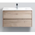База под раковину подвесная с выкатными ящиками Rovere Galifax Bianco KRAFT-900-2C-SO-RGB Belbagno