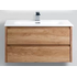 База под раковину подвесная с выкатными ящиками Rovere Nebrasca Nature KRAFT-900-2C-SO-RNN Belbagno